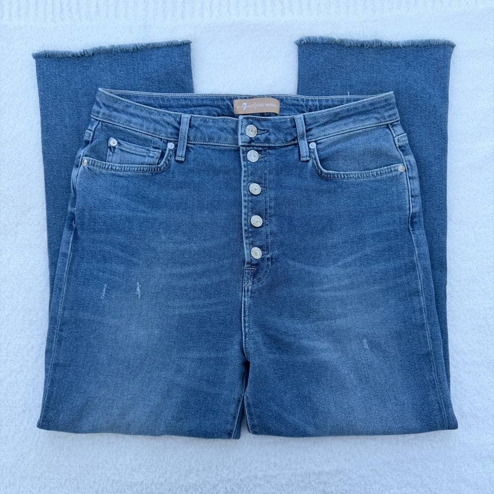 7 For All Mankind Luxe Vintage Slim Kick Jeans